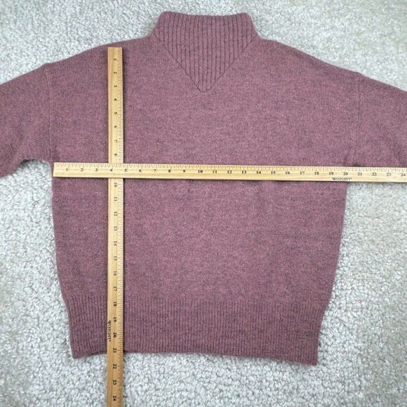 Madewell Dillon Mockneck Wool Alpaca Sweater Pink - Picture 8 of 10